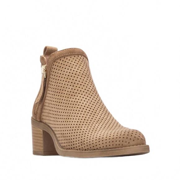 NEW XTI women's 14503503 ankle boot in taupe